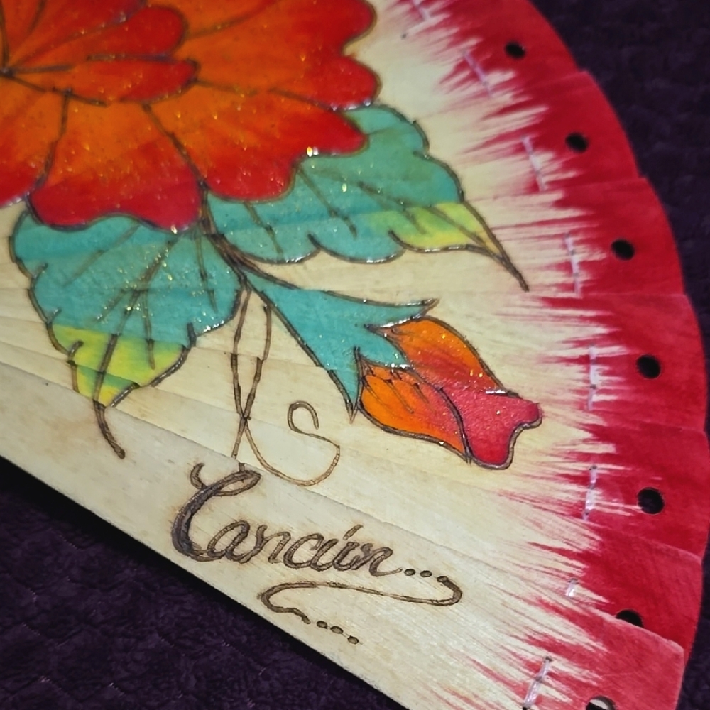 Colorful Hand Fan - Picture 2 of 4